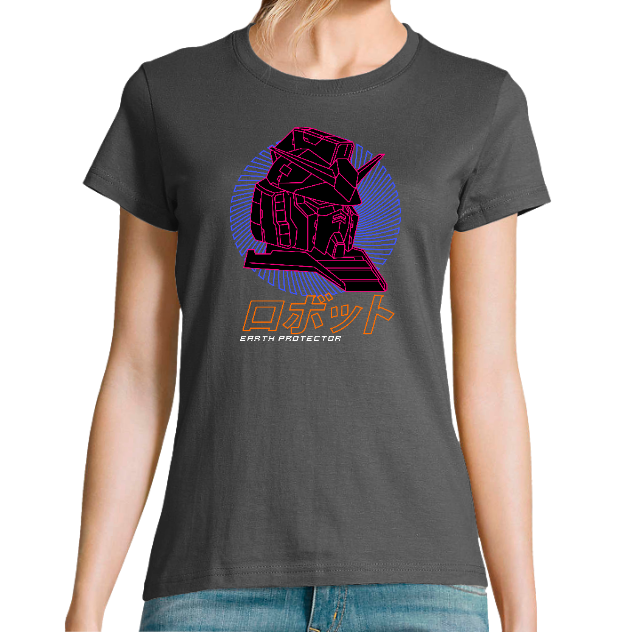 T-SHIRT EARTH PROTECTOR FEMME – T-shirt streetwear japonais écoresponsable