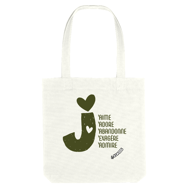 TOTE BAG KLASSS Femme  "J'AIME J'ADORE"