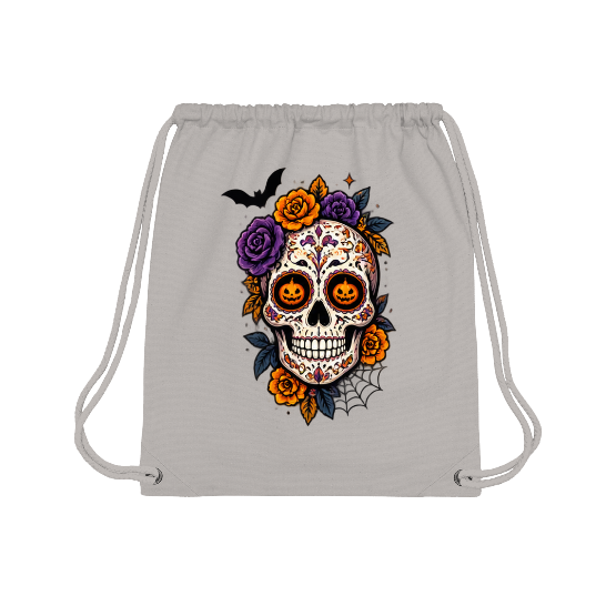 Sac à dos Halloween Sugar Skull Floral – Tête de mort mexicaine