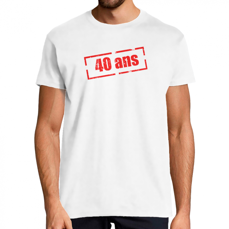 T-SHIRT 40 ANS