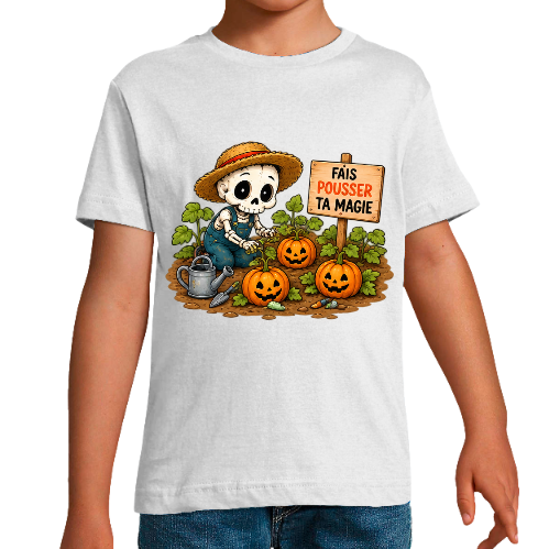 T-shirt Halloween « Fais Pousser Ta Magie »
