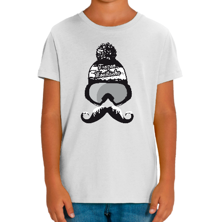 Face T-SHIRT ENFANT MIXTE FROZEN MOUSTACHE