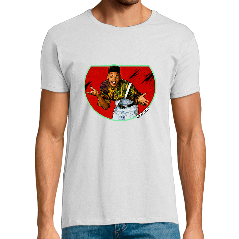 T-shirt Homme REGENT FIT KLASSS "PRINCE Collection" Série TV, col rond 150 gr