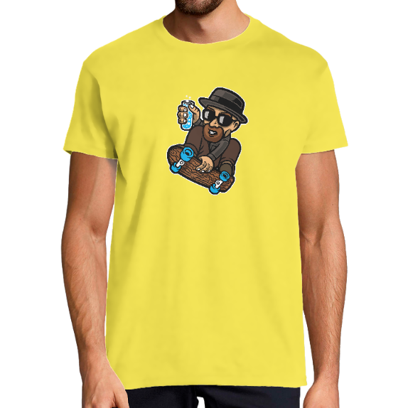 T-SHIRT WALTER WHITE SKATER HOMME