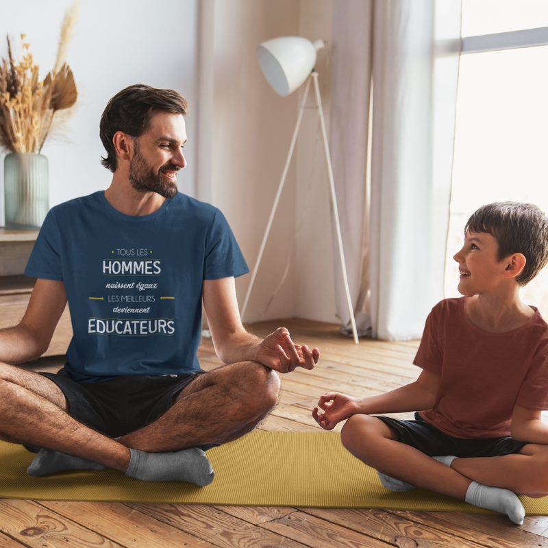T-SHIRT MÉTIER LES MEILLEURS DEVIENNENT ÉDUCATEURS