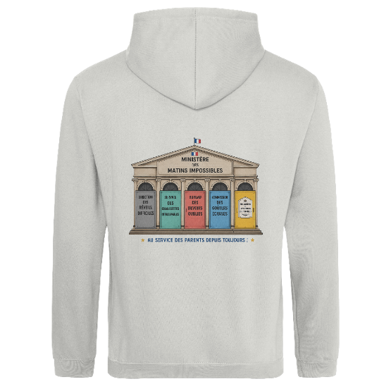 Sweat à capuche rentrée – Ministère des matins impossibles