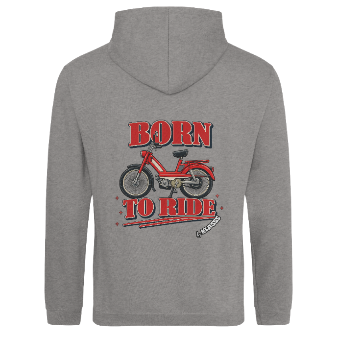 SWEAT HOMME KLASSS VINTAGE MOBYLETTE "BORN TO RIDE"