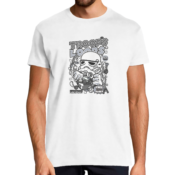T-SHIRT TROOPER MANGE DES LOOPS HOMME