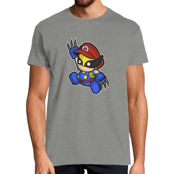 Face T-SHIRT MARiO WOLVERINE HOMME
