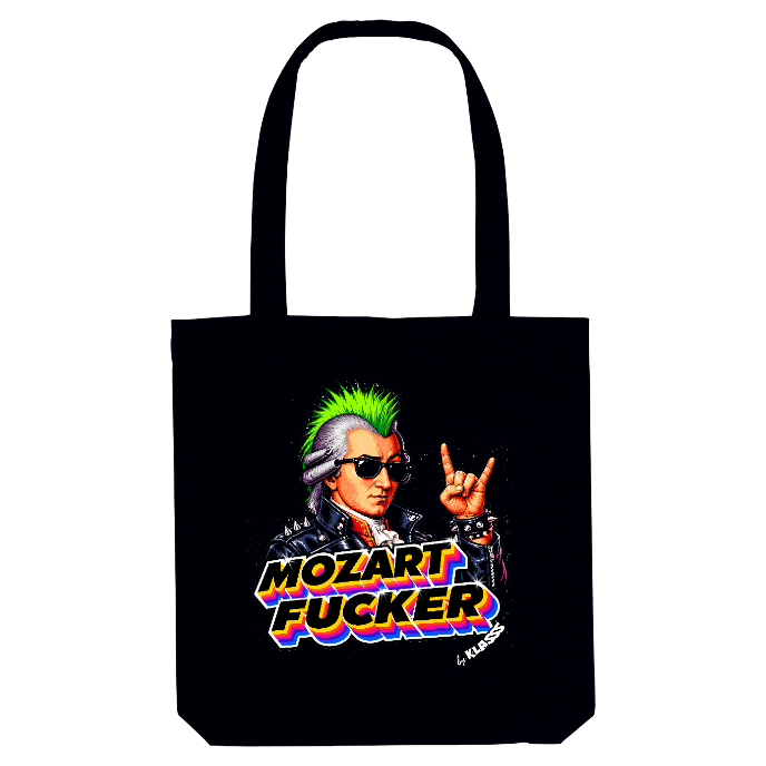 TOTE BAG KLASSS "ROCK MOZART FUCKER" Sac Style Punk