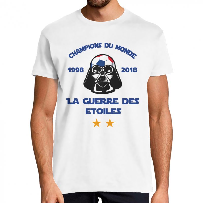 T-SHIRT CHAMPIONS DU MONDE LA GUERRE DES ÉTOILES