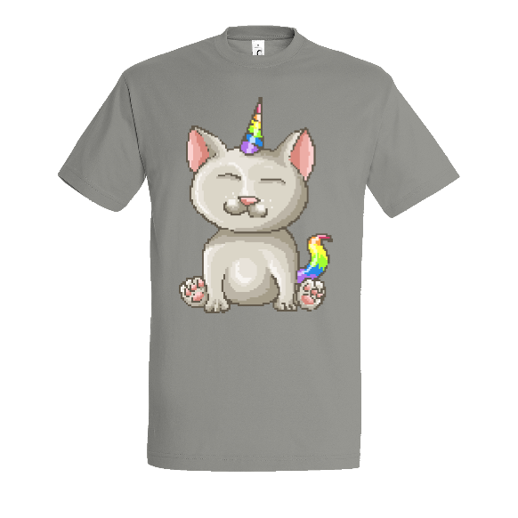 Face T-shirt Chat Licorne