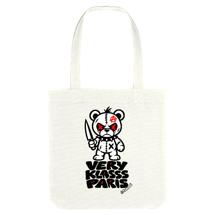 TOTE BAG KLASSS "VERY KLASSS PARIS TEDDY PUNK", Style Original