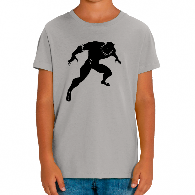 T-SHIRT BLACK PANTHER ENFANT