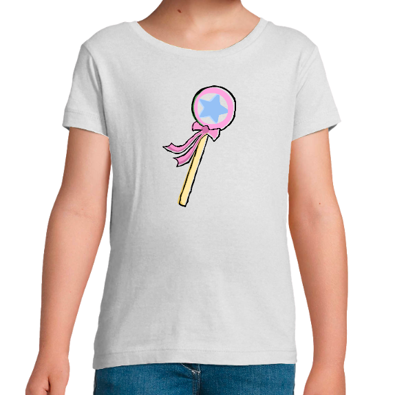 T-SHIRT SUCETTE DE LICORNE FILLE