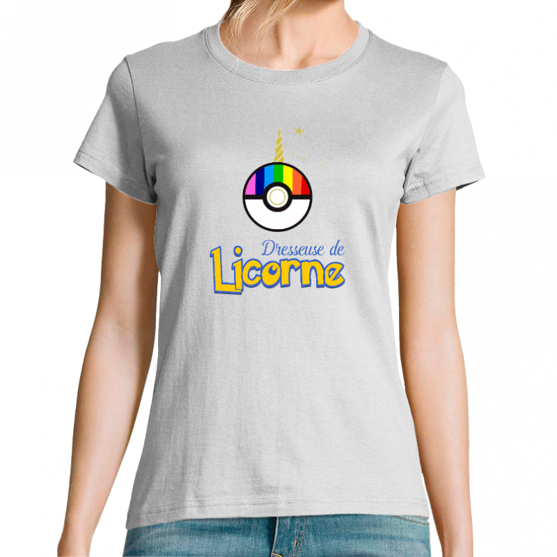 Face DRESSEUSE DE LICORNE - T-SHIRT FEMME