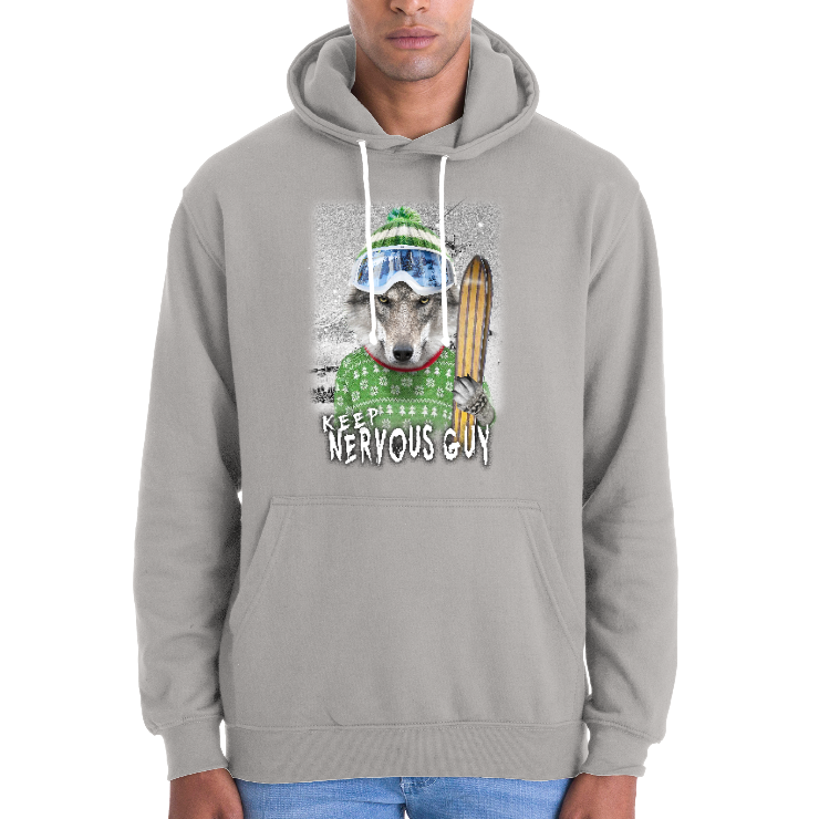 Face KEEP NERVOUS GUY - SWEATSHIRT