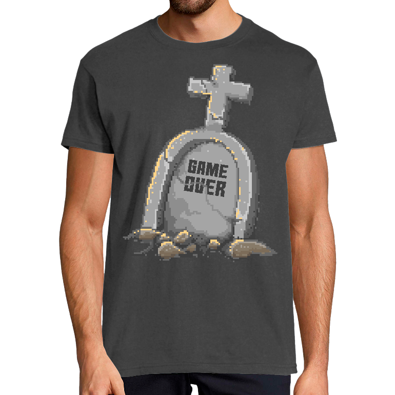 Face T-Shirt Game Over