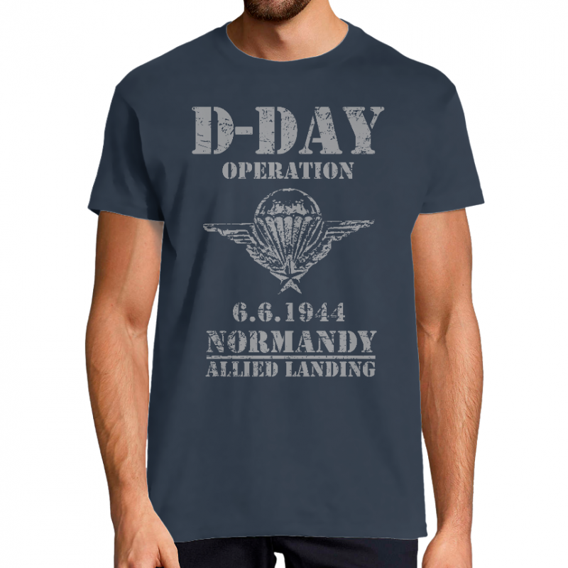 T-SHIRT DDAY OPERATION GRIS
