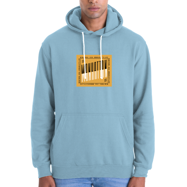SWEATSHIRT MANHATTAN DOUBLE COULEUR UNISEXE 