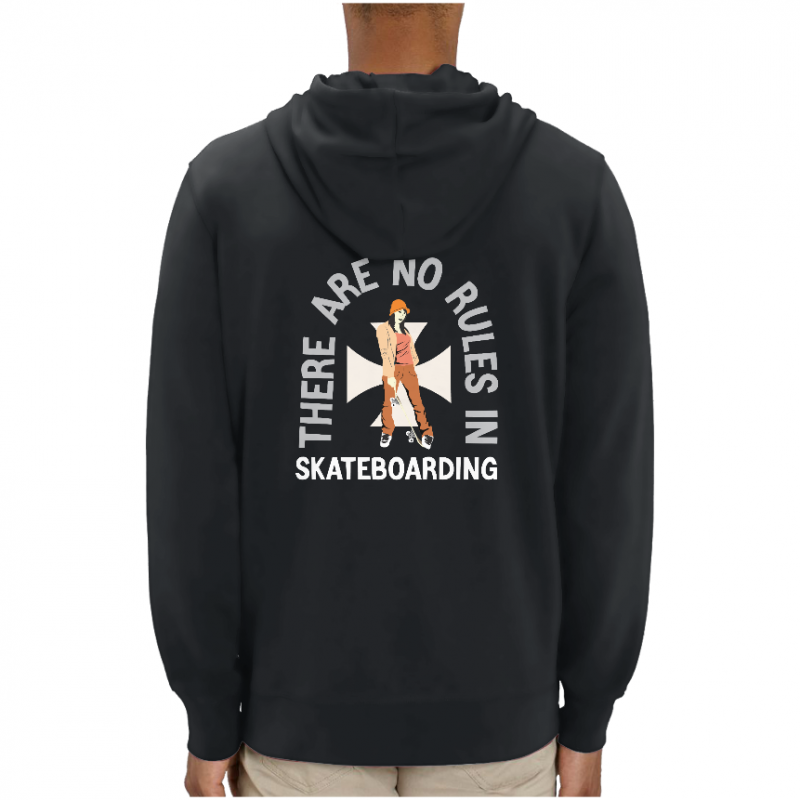 SWEATSHIRT THERE ARE NO RULES IN SKATEBOARDING UNISEXE