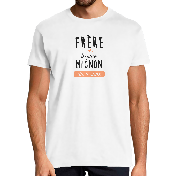 T-SHIRT FRÈRE LE PLUS MIGNON