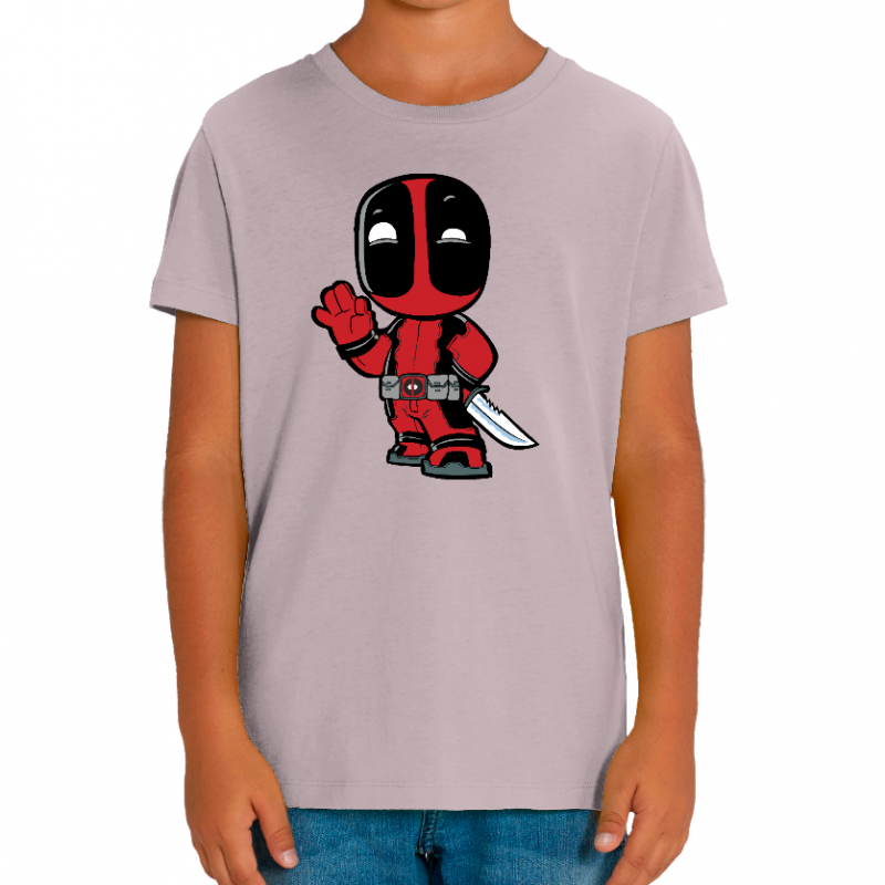 T-SHIRT HELLO DEADPOOL ENFANT