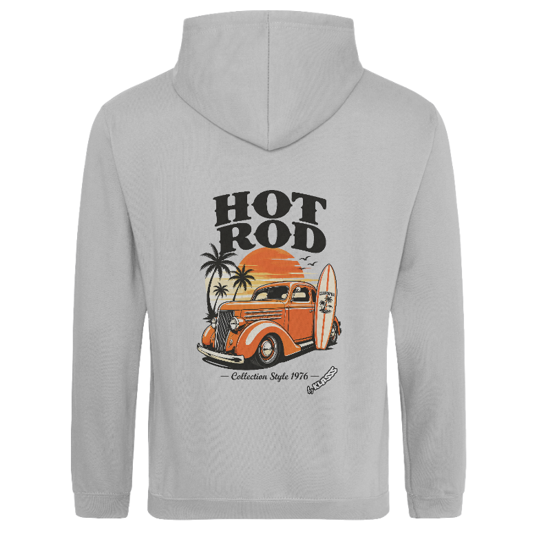 SWEAT A CAPUCHE HOMME KLASSS "HOT ROD SURFING Collection" - production certifiée WRAP