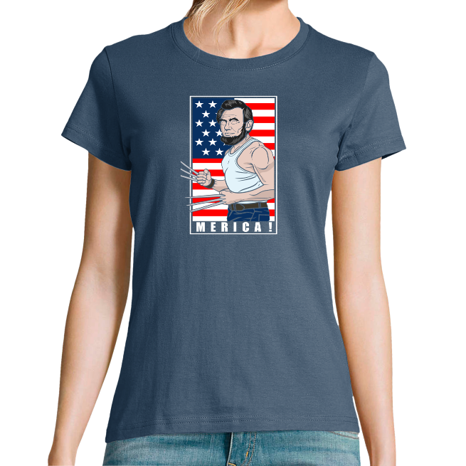 Face T-SHIRT WOLVERINLINCOLN FEMME