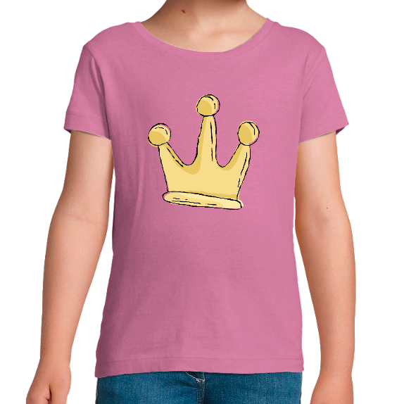T-SHIRT COURONNE DE LICORNE FILLE