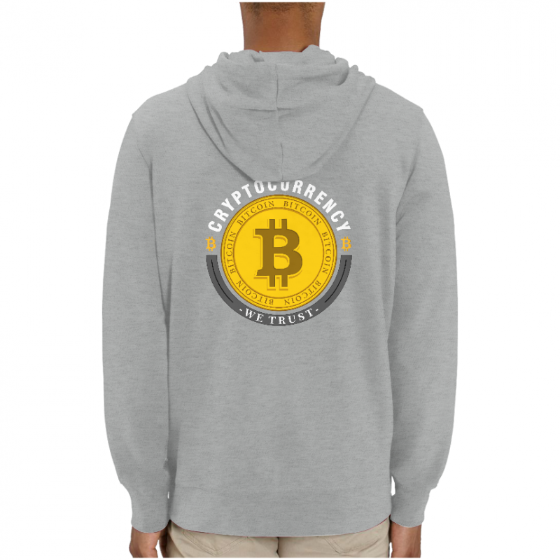 SWEATSHIRT BITCOIN WE TRUST UNISEXE