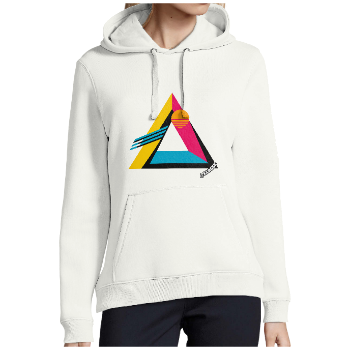 SWEAT FEMME KLASSS VINTAGE ART TRIANGLE 80 S, Style original