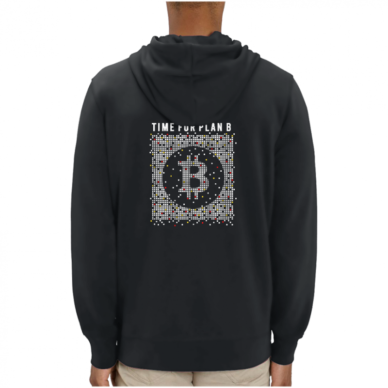 SWEATSHIRT BITCOIN TIME FOR PLAN B UNISEXE