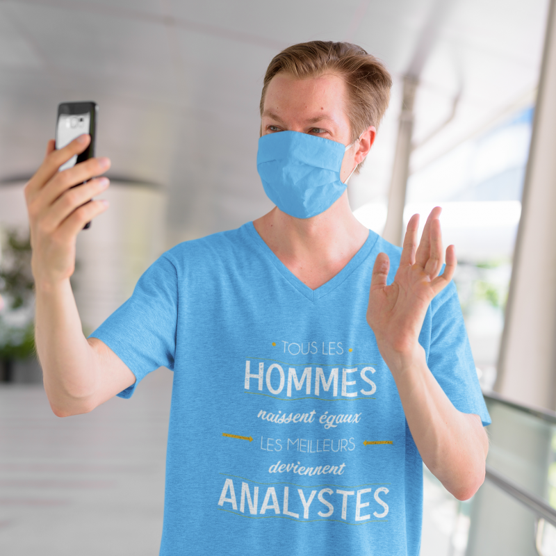 T-SHIRT MÉTIER LES MEILLEURS DEVIENNENT ANALYSTES