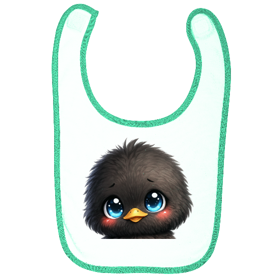  Bavoir bébé  poussins kawaii – bavoir Pâques mignon