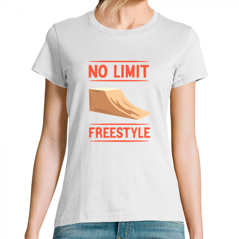 T-SHIRT NO LIMIT FREESTYLE FEMME