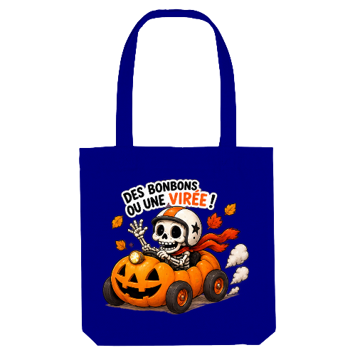 Tote Bag Halloween « Des Bonbons ou une Virée ! »