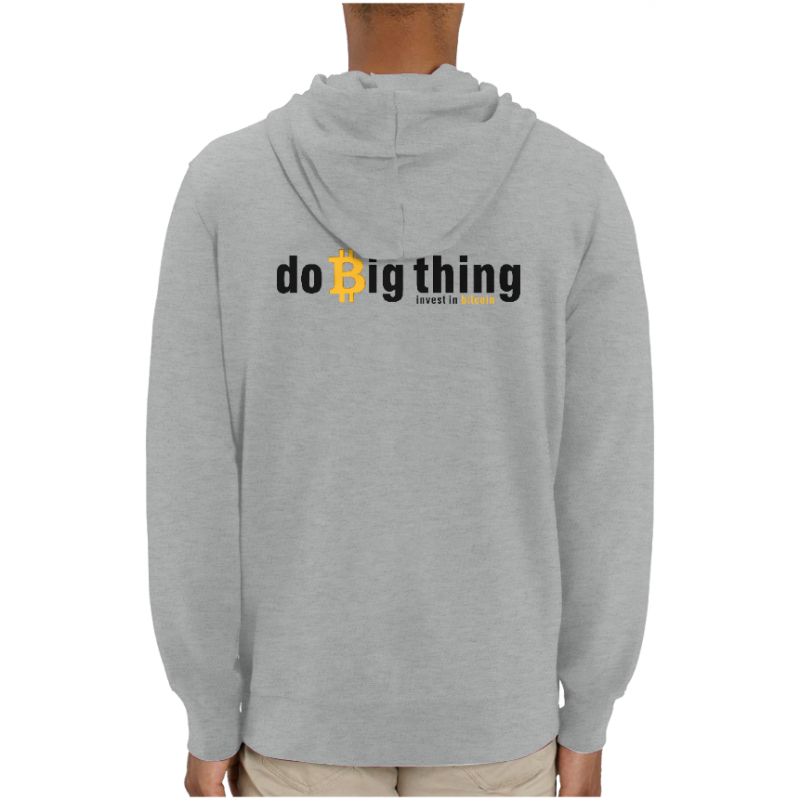 SWEATSHIRT BITCOIN DO BIG THING UNISEXE