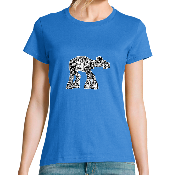 Face T-SHIRT AT AT STAR WARS FEMME