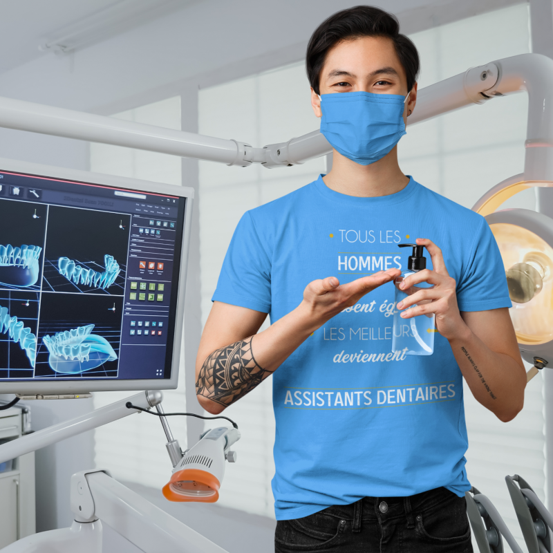 T-SHIRT MÉTIER LES MEILLEURS DEVIENNENT ASSISTANTS DENTAIRES