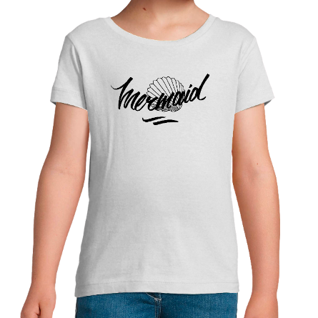 Face MERMAID COQUILLAGE NOIR