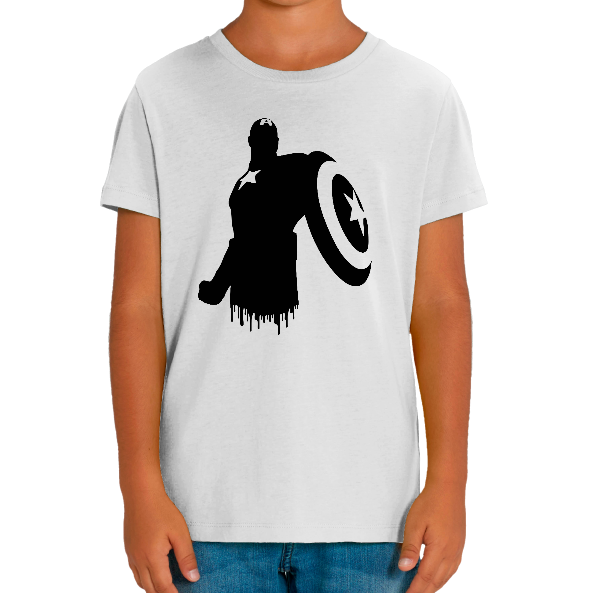 T-SHIRT CAPTAIN AMERICA PREND LA POSE ENFANT