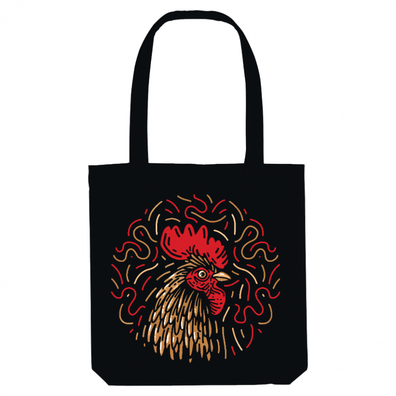 Face TOTE-BAG - CHINESE ROOSTER