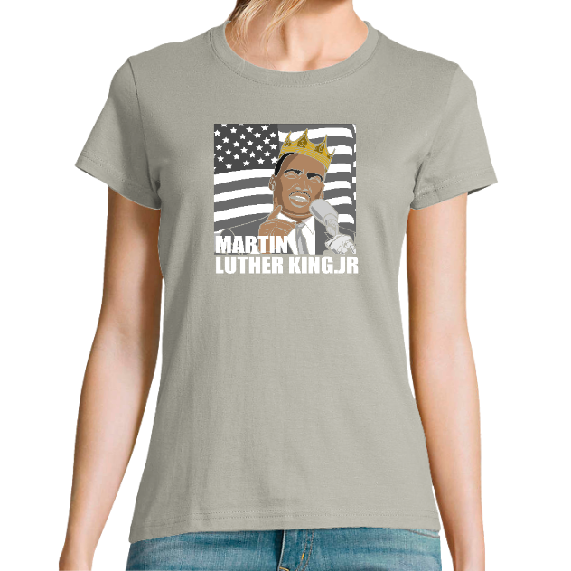 T-SHIRT MARTIN LUTHER KING FEMME – T-shirt culture inspiration streetwear