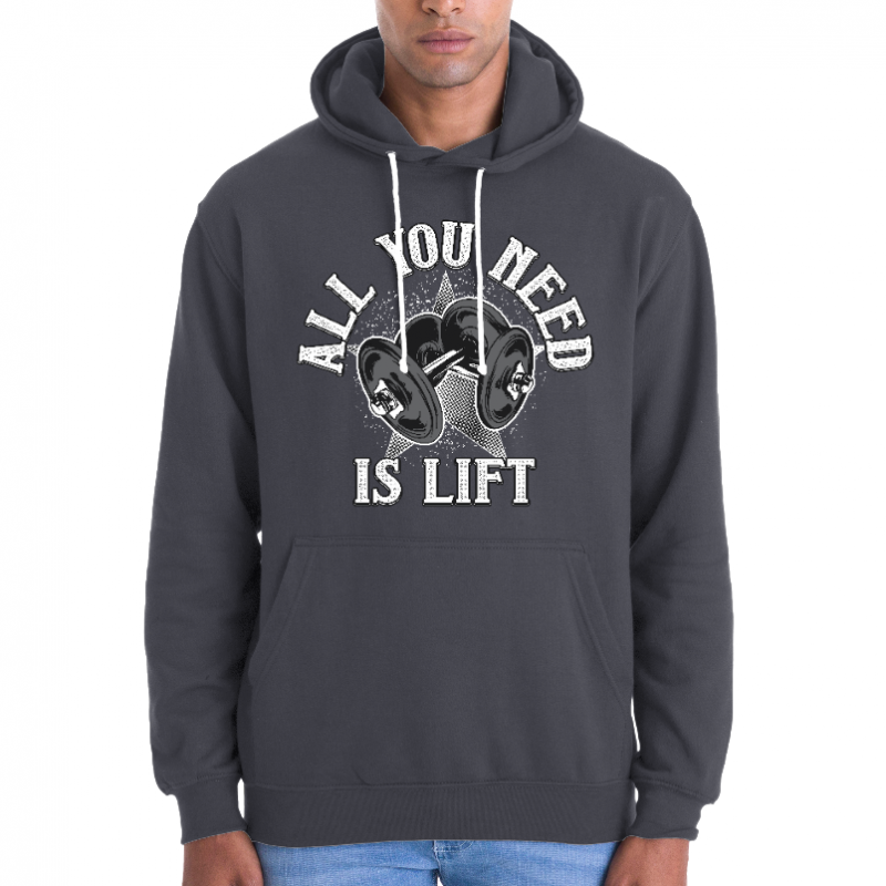 SWEATSHIRT ALL YOU NEED IS LIFT UNISEXE