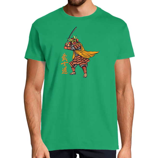 T-SHIRT ATTAQUE DE SAMOURAI HOMME 