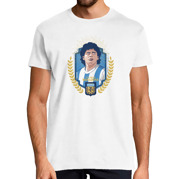 Face T-SHIRT DIEGO ARMANDO MARADONA HOMME