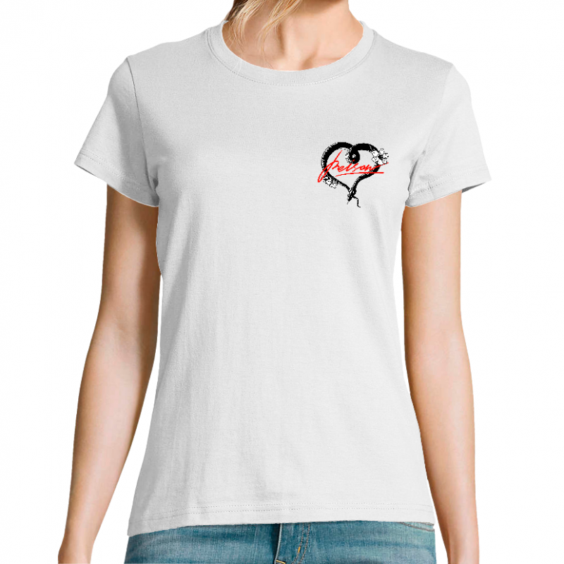 SNAKE POISON - T-SHIRT FEMME