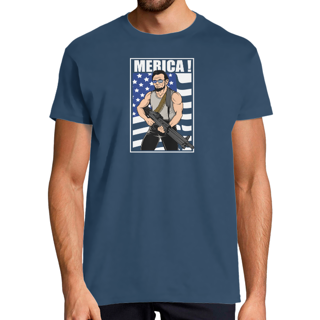 T-SHIRT LINCOLN RAMBO HOMME