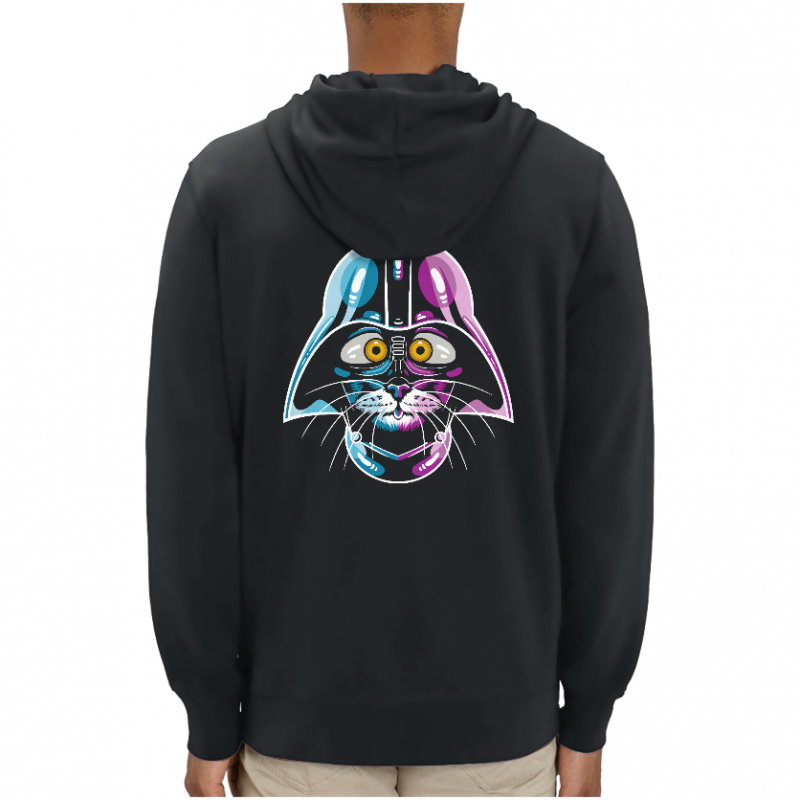 Dos SWEATSHIRT CHAT CAT WARS UNISEXE
